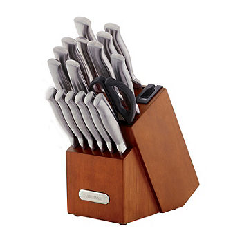 Edgekeeper 18-Piece Forged Stainless Steel Knife Set