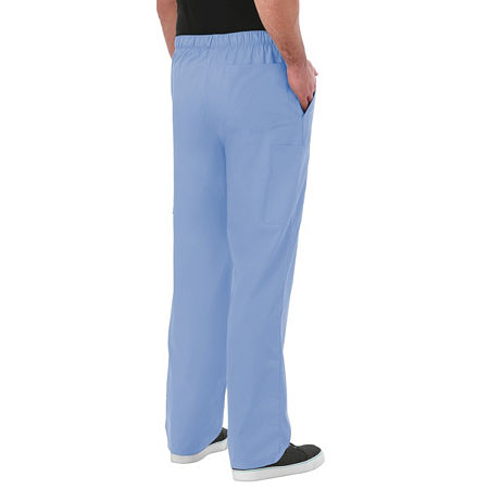 Fundamentals By White Swan 14843 5-Pocket Unisex Adult Big And Tall Scrub Pants, 3x-large, Blue