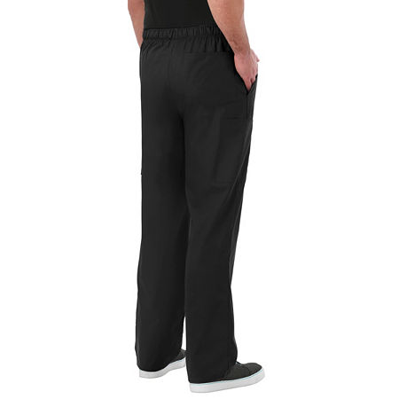 Fundamentals By White Swan 14843 5-Pocket Unisex Adult Short Scrub Pants, Medium Short, Black