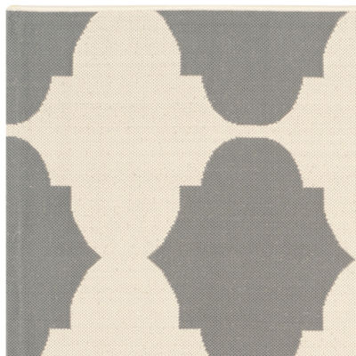 Safavieh Courtyard Collection Celina Geometric Indoor/Outdoor Square Area Rug