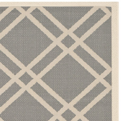 Safavieh Courtyard Collection Hannah Geometric Indoor/Outdoor Runner Rug