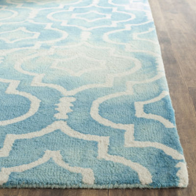Safavieh Dip Dye Collection Devnet Geometric Square Area Rug