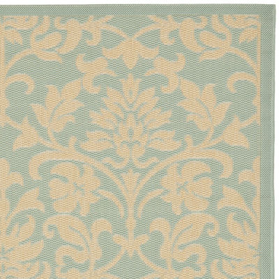 Safavieh Courtyard Collection Winston Oriental Indoor/Outdoor Area Rug