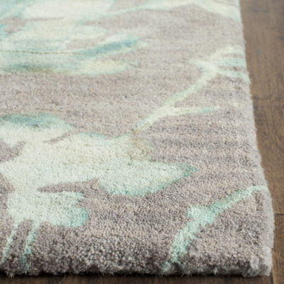 Safavieh Dip Dye Collection Jessie Floral Runner Rug