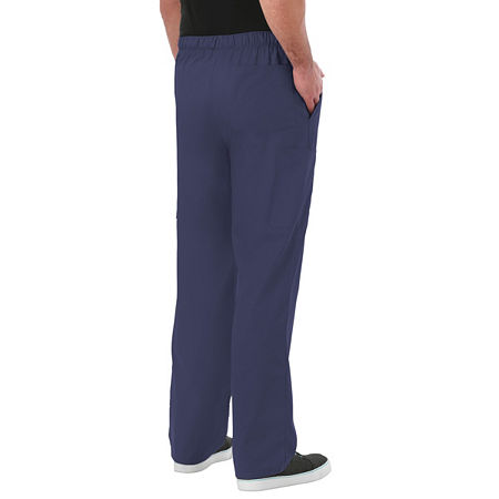 Fundamentals By White Swan 14843 5-Pocket Unisex Adult Big And Tall Scrub Pants, Xx-large, Blue