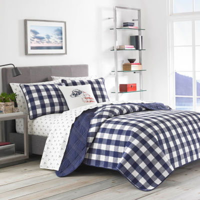 Eddie Bauer Lake House Quilt SetJCPenney, Color Medium Blue