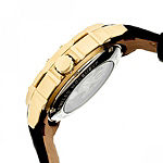 Heritor Automatic Carter Skeleton Dial Leather-Gold/Black Watches