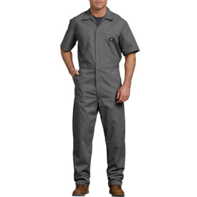 Dickies Short Mens Stain Resistant Sleeve Workwear Coverall