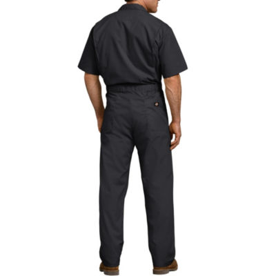 Dickies Short Mens Stain Resistant Sleeve Workwear Coverall