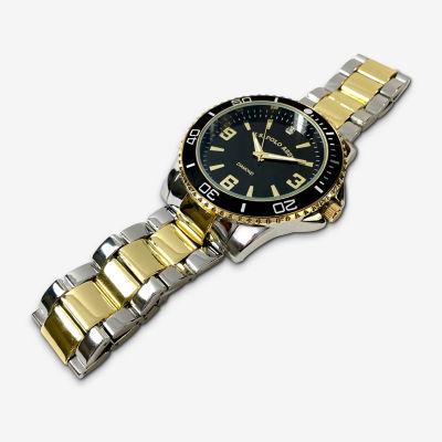 U.S. Polo Assn. Mens Two Tone Bracelet Watch Usc80642jc