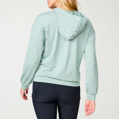 Free Country Womens Long Sleeve Moisture Wicking Zipper Active Hoodie