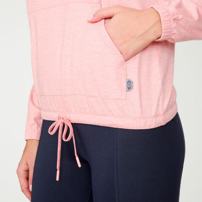 Free Country Womens Long Sleeve Moisture Wicking Zipper Active Hoodie