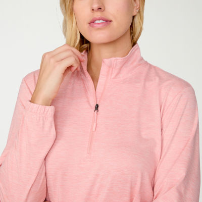 Free Country Womens Long Sleeve Moisture Wicking Zipper Active Hoodie