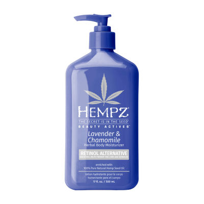 Hempz Lavender & Chamomile Herbal Body Moisturizer With Retinol Alternative 17 Oz.