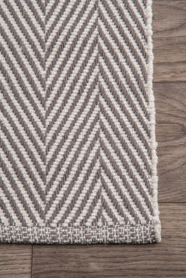 nuLoom Hand Loomed Kimberely Rug, Color Grey JCPenney