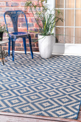 nuLoom Marybelle Tribal Diamond Trellis Rectangular Rug