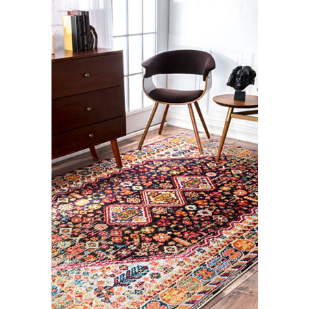 NuLoom Vintage Erline Rug, One Size, Black