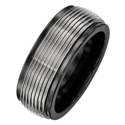 Mens 9M Titanium Wedding Band