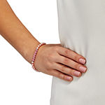 Honora Legacy Dyed Pink Cultured Freshwater Pearl Sterling Silver Beaded Bracelet