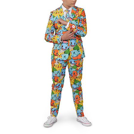 Opposuits Pokemon Big Boys 3-pc. Suit Set, 10, Blue