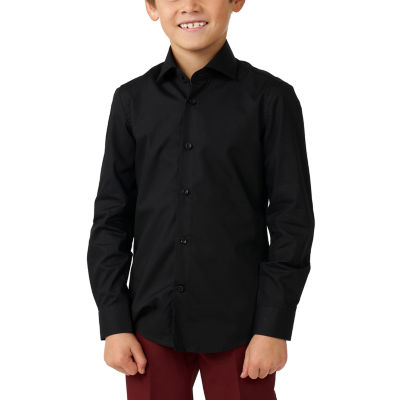 Opposuits Little Boys Spread Collar Long Sleeve Dress Shirt