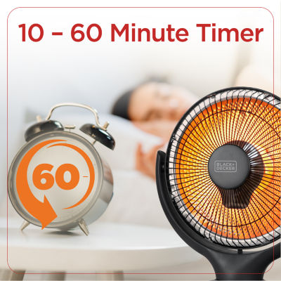 BLACK+DECKER 14 inch Radiant Dish Heater