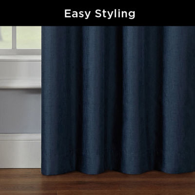 Eclipse Kendall Blackout Grommet Top Single Patio Door Curtain