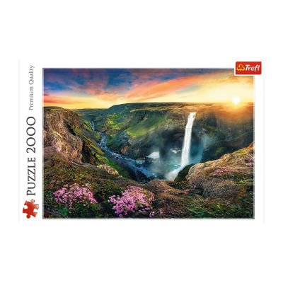 Trefl Puzzles - 2000 Piece Haifoss Waterfall Iceland Puzzle