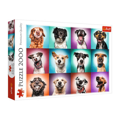 Trefl Puzzles - 2000 Piece Funny Dog Portraits Puzzle