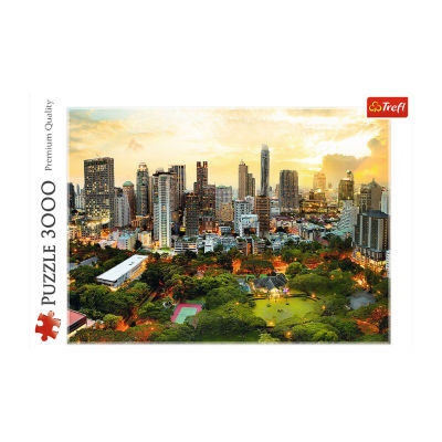 Trefl Puzzles - 3000 Piece Sunset In Bangkok Puzzle
