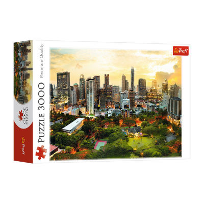 Trefl Puzzles - 3000 Piece Sunset In Bangkok Puzzle