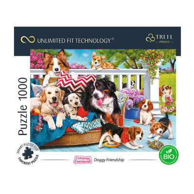 Trefl Puzzles - 1000 Piece Cuteness Overload Doggy Love Puzzle