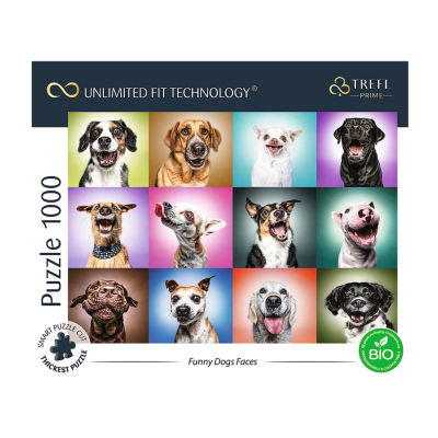 Trefl Puzzles - 1000 Piece Uft Funny Dogs Faces Puzzle