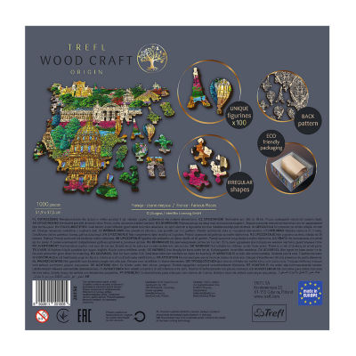 Trefl Puzzles - 1000 Piece Wood France Places 1000-pc. Puzzle