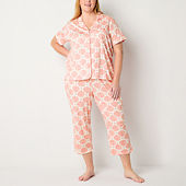 Liz Claiborne Womens Long Sleeve 2-pc. Flannel Pajama Set, Color: Kim  Paisley Burg - JCPenney
