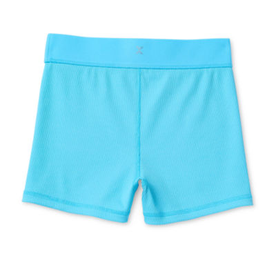 Xersion Little & Big Girls Stretch Fabric Ribbed Pull-On Short