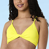 Decree Adjustable Straps Neon Bralette Bikini Swimsuit Top, Color: Cabana  Blue - JCPenney