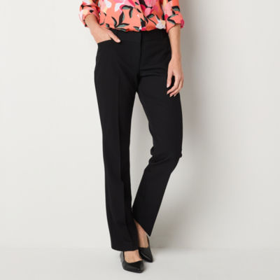 Liz Claiborne Adaptive Audra Tailored Straight Fit Easy-on + Easy-off Trouser