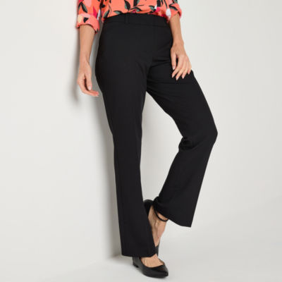 Liz Claiborne Adaptive Audra Tailored Straight Fit Easy-on + Easy-off Trouser