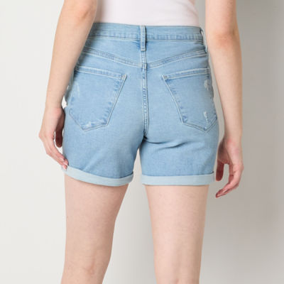 a.n.a Womens High Rise 5" Denim Short