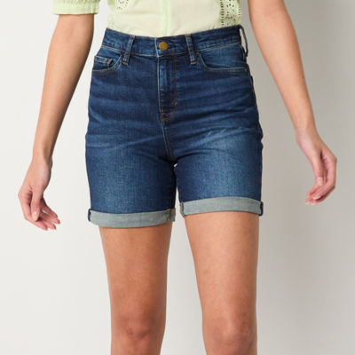 a.n.a Womens High Rise 5" Denim Short