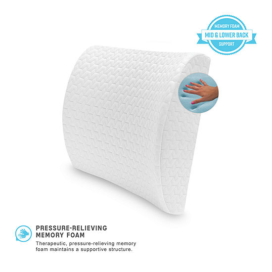 SensorPEDIC Memory Foam Lumbar Accessory Pillow