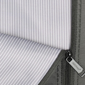 WallyBags® 60” Premium Tri-Fold Travel Garment Bag with  exterior pocket, Navy