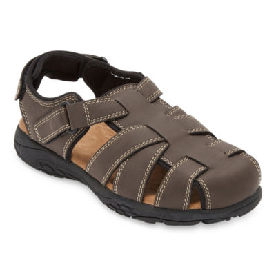 Thereabouts Little & Big Boys Meander Adjustable Strap Flat Sandals