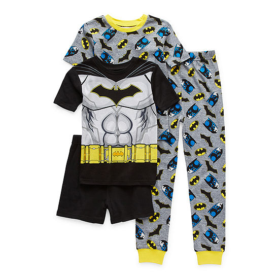 Little & Big Boys 4-pc. Batman Pajama Set