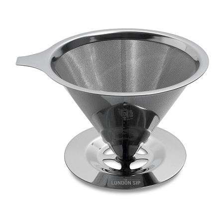 London Sip Stainless Steel CD3 1-4-Cups Coffee Dipper, One Size, Silver