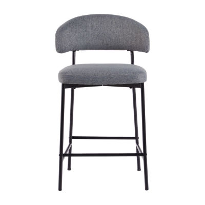 2-pc. Modern Curved Back Counter Stool