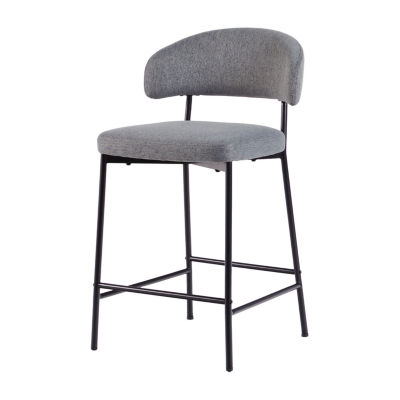 2-pc. Modern Curved Back Counter Stool