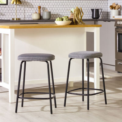 2-pc. Counter Height Upholstered Bar Stool
