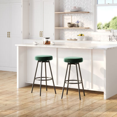 2-pc. Upholstered Bar Stool